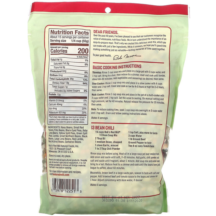 Bob's Red Mill: 13 Bean Soup Mix