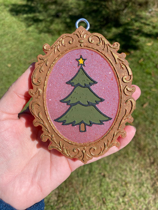 Christmas Antique Frame Freshie