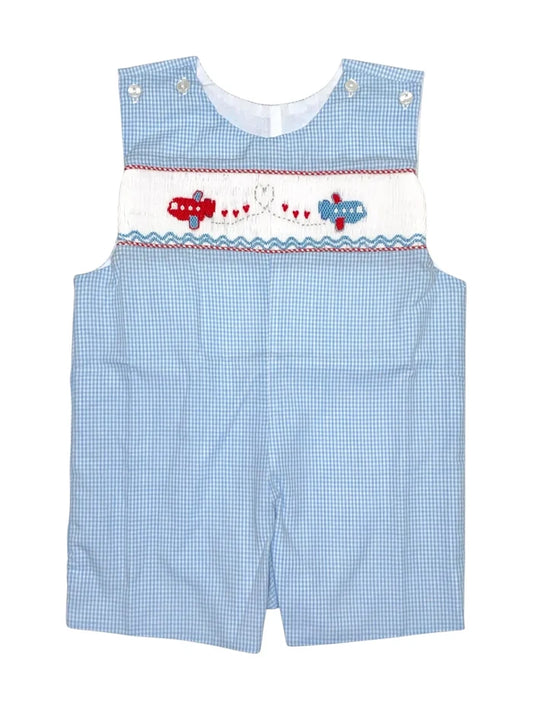 Airplane Smocked JonJon 9m