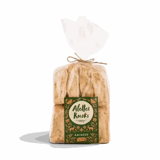 Alette's Rusks Aniseed Mosbolletjie sourdough 500g in resealable bag