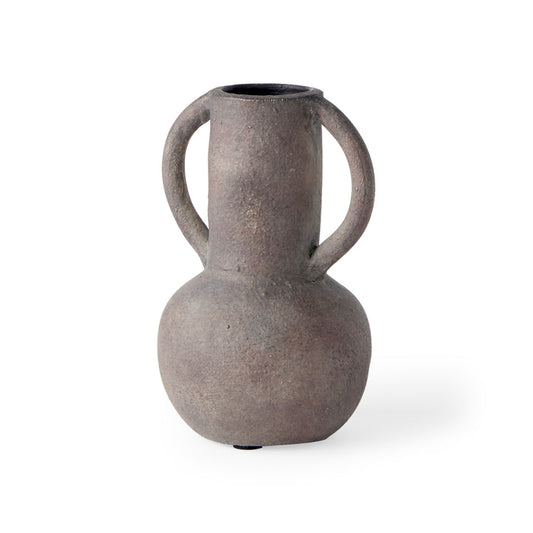 Armani 6.7H Brown-Gray Double Ear Vase - Magnolia Lane co. Home + Garden + Gift