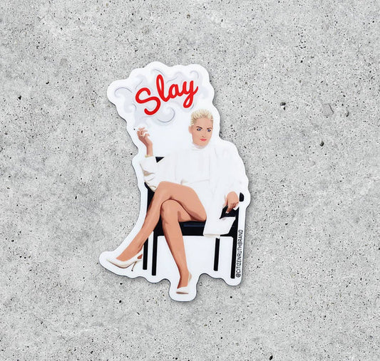 Basic Instinct Slay vinyl sticker