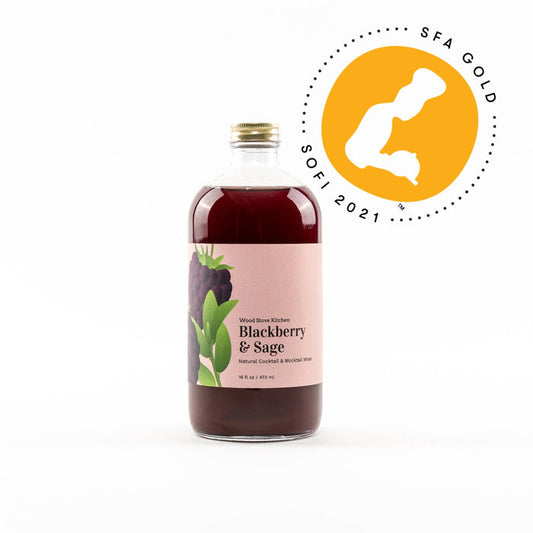 Blackberry & Sage Cocktail Mixer and Mocktail Mixer, 16 fl oz