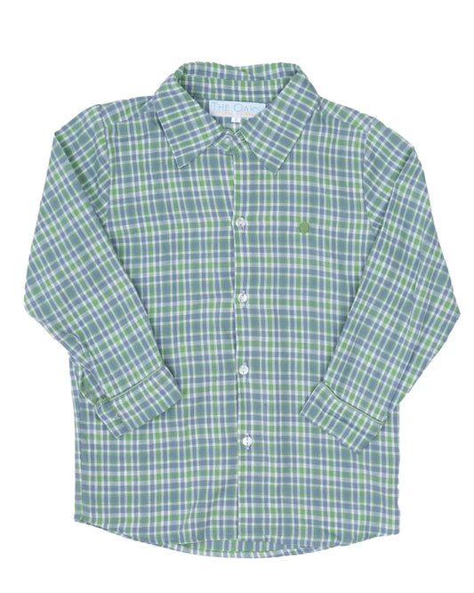 Bluegrass Plaid Collard Shirt