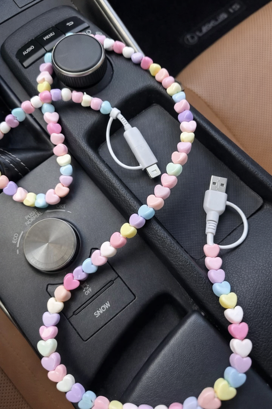 Candy Hearts 4 in 1 Beaded Charger