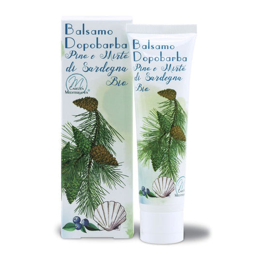 Carezza Mediterranea Organic Pine and Sardinian Myrtle Aftershave Balm