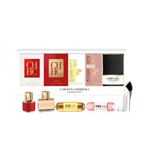 CAROLINA HERRERA 5 PCS MINI SET FOR WOMEN - ShanShar Beauty : The world of beauty.