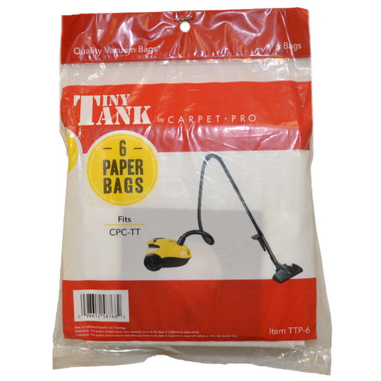 Carpet Pro Tiny Tank CPC-TT 6 Pk Part TTP-6