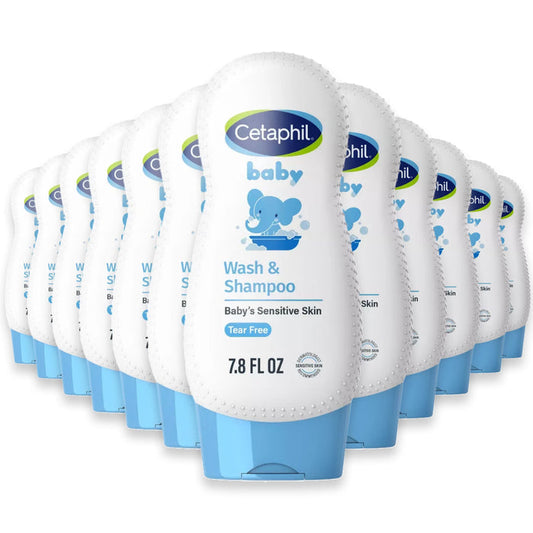 Cetaphil Baby Wash & Shampoo, 7.8oz - 12 Pack