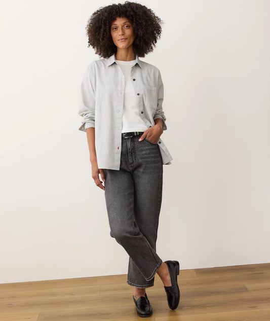 Charlie Denim Straight Leg Pant Washed Black