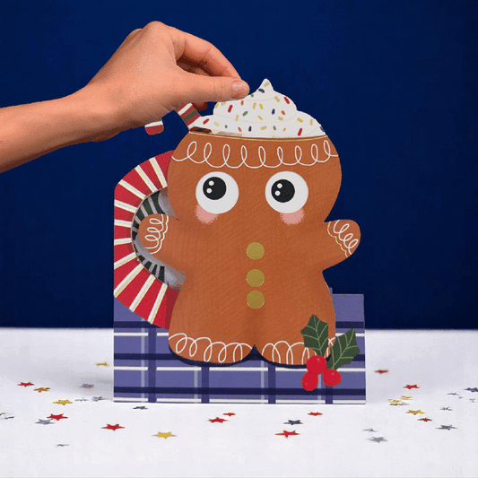 Alljoy Design - Christmas Card - Ginger Bread Cup