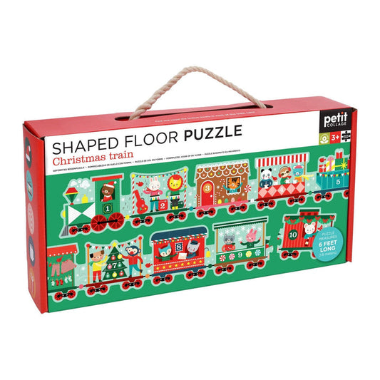 Christmas Train Shaped Floor Puzzle - Olita Gifts & Goods