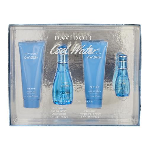 COOLWATER 4 PCS SET FOR WOMEN: 1.7 oz (50mL) SPRAY (WINDOW BOX) - ShanShar Beauty : The world of beauty.