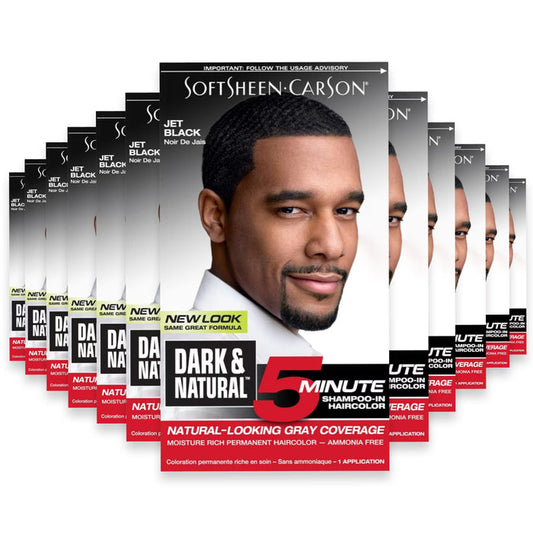 Dark & Natural Hair Color, #31 Jet Black - 12 Pack