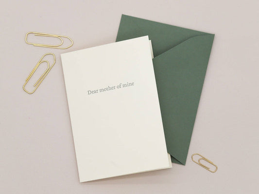 Dear Mother of Mine Greeting Card | Goods for the Study