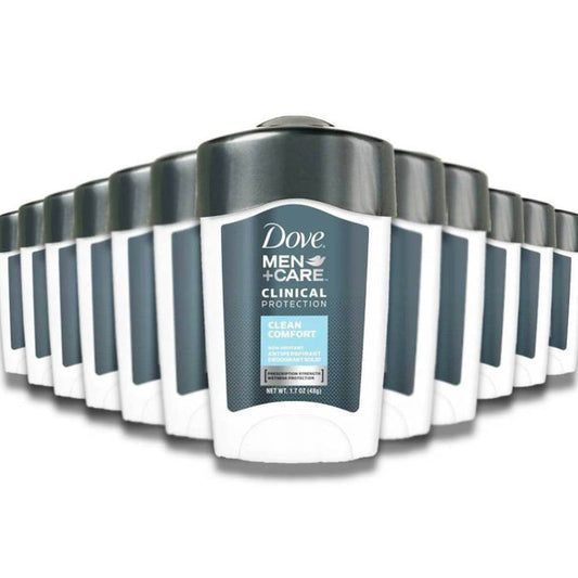 Dove Antiperspirant Deodorant Stick - Clean Comfort - 1.7 oz - 24 Pack Contarmarket