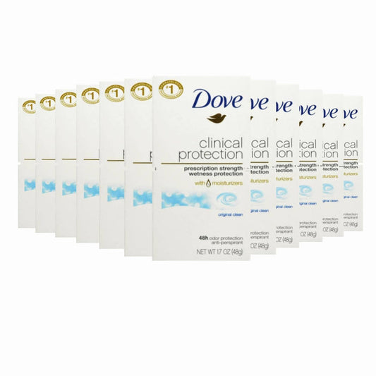 Dove Clinical Protection Antiperspirant, Original Clean 1.7 oz - 24 Pack