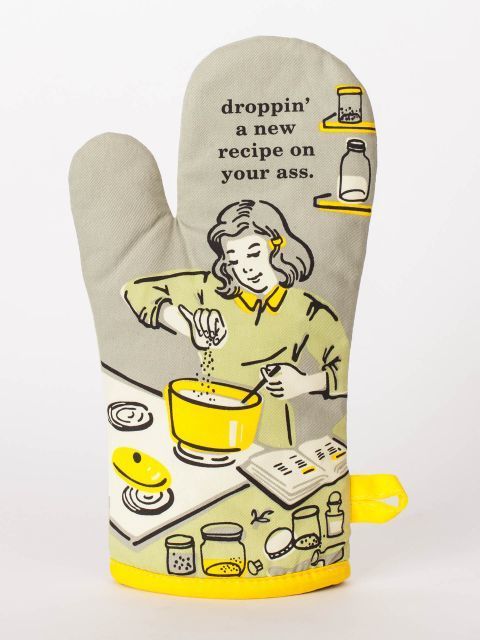 Droppin' a New Recipe Oven Mitt