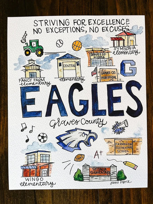 Eagles Print 8x10