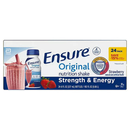 Ensure Original Nutrition Shake, Strawberry - 8 Oz - 24 Pack