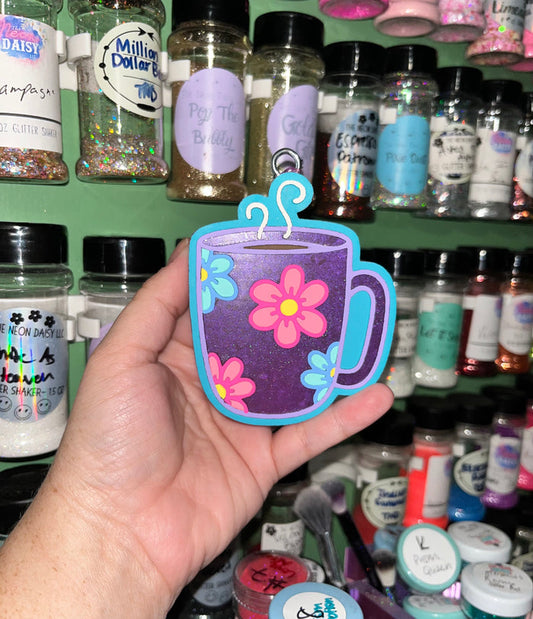 Floral Coffee Mug Freshie