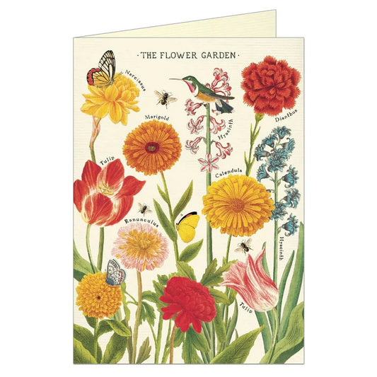 Flower Garden Greeting Card