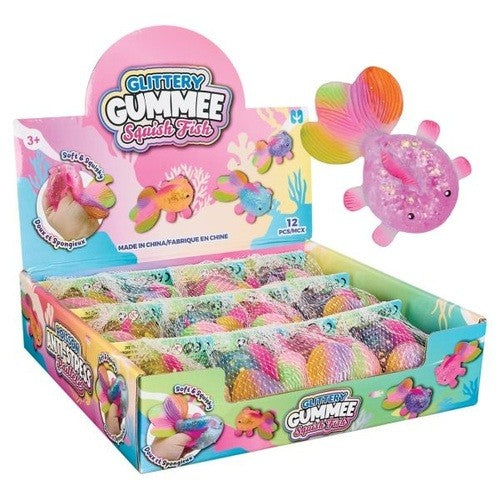 Glittery Gummee Squish Fish