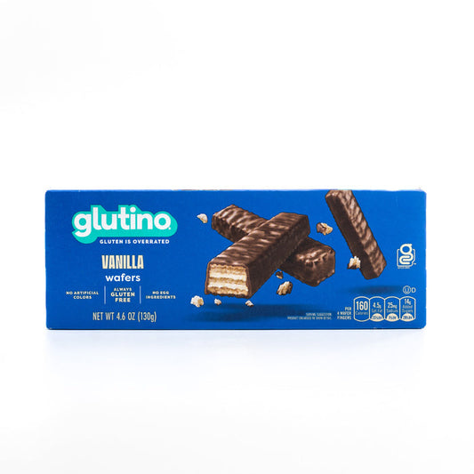 Glutino Gluten-Free Chocolate Coated Vanilla Wafers 130g