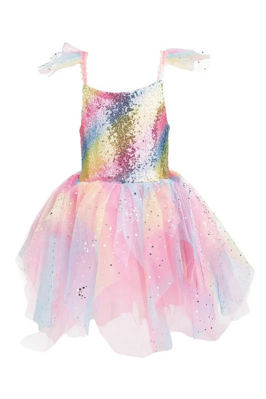 Great Pretenders Rainbow Fairy Dress & Wings 3-4
