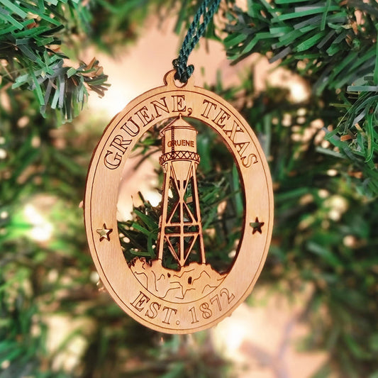 Gruene Water Tower Ornament