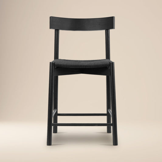 Hamm Counter Stool | Pitch Black