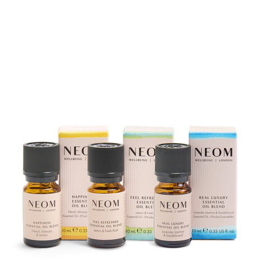 Happiness, Feel Refreshed & Real Luxury Essential Oil Blend Trio