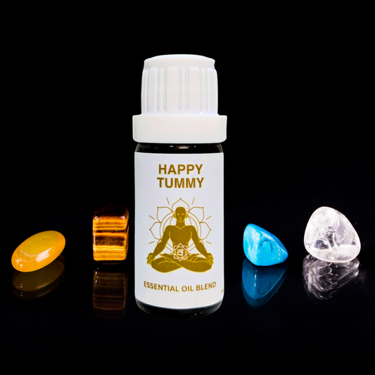 HAPPY TUMMY Essential Oil Blend By Ajneya Naturals [ 10 ml ]