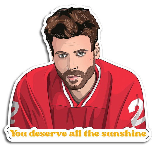 Heated Rivalry Sunshine Die Cut Sticker