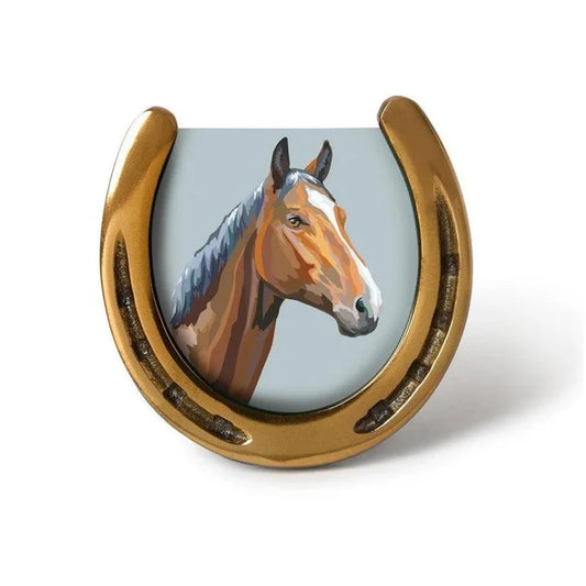Horseshoe Photo Frame 3.5 x 3.5 | Western Aluminum Picture Frame