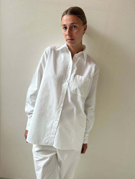 House Shirt, White CARMEN
