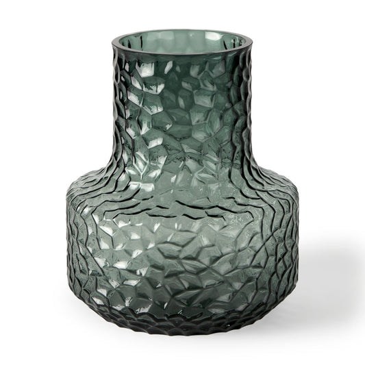Jolene 7" Green Waterglass Glass Vase - Magnolia Lane co. Home + Garden + Gift
