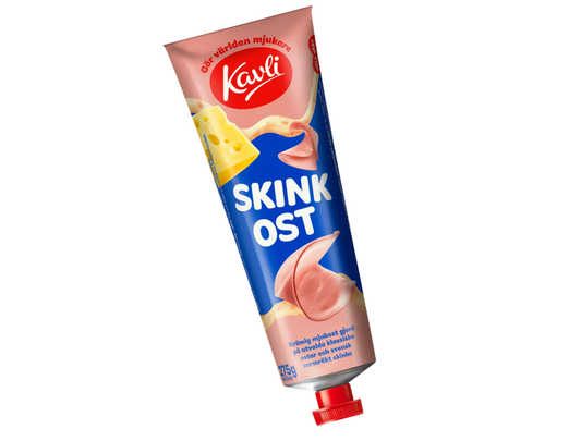 Kavli SkinkOst Ham Cheese Spread 275g (9.70 oz) – Authentic Swedish Creamy Cheese Spread with Ham