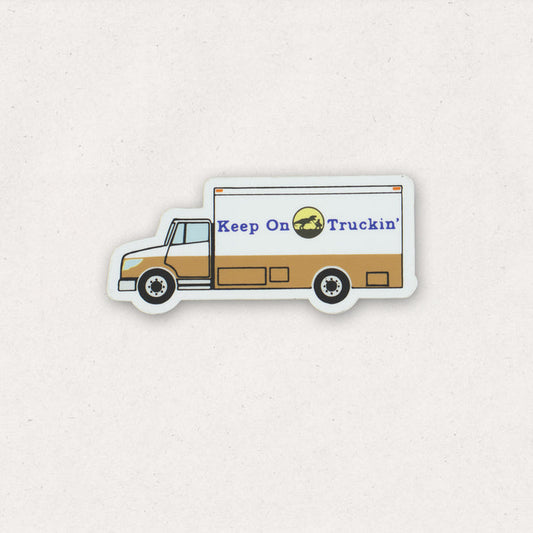 Keep Truckin' Sticker