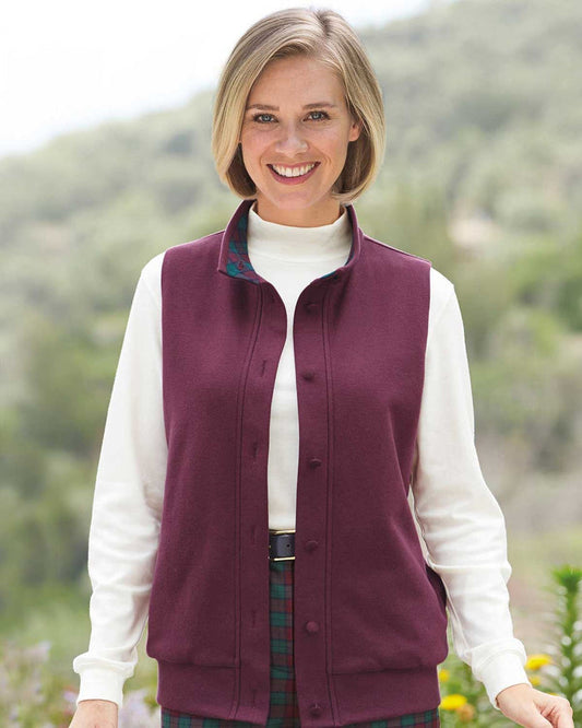 Lindsay Gilet - Burgundy - Country Collection