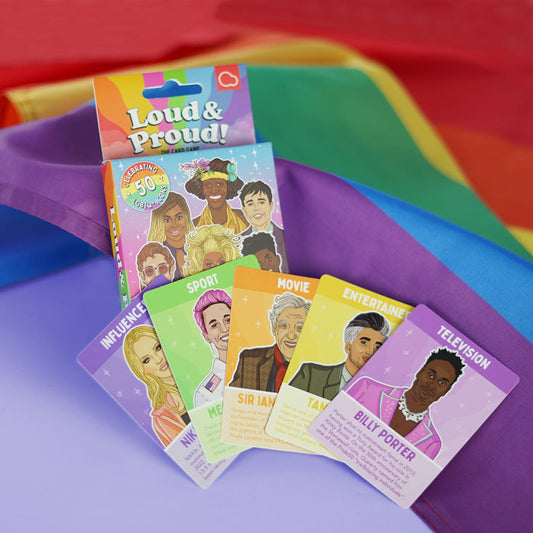 Loud & Proud | Fast-Paced Family Card Game | Gift for Him