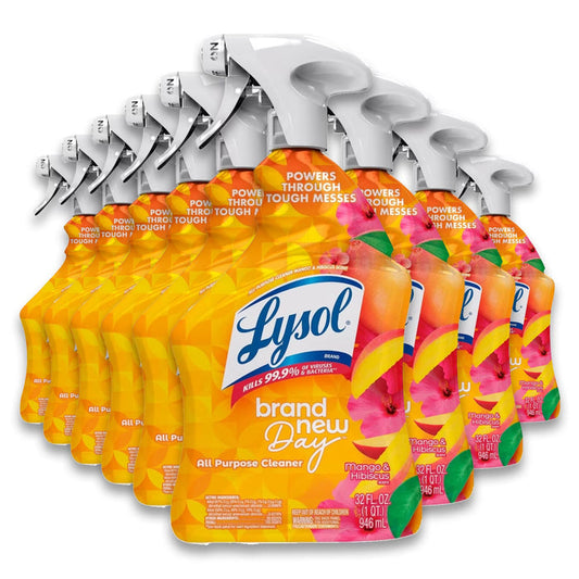 Lysol Foaming Multi-Purpose Cleaner Mango & Hibiscus - 32 oz - 9 Pack