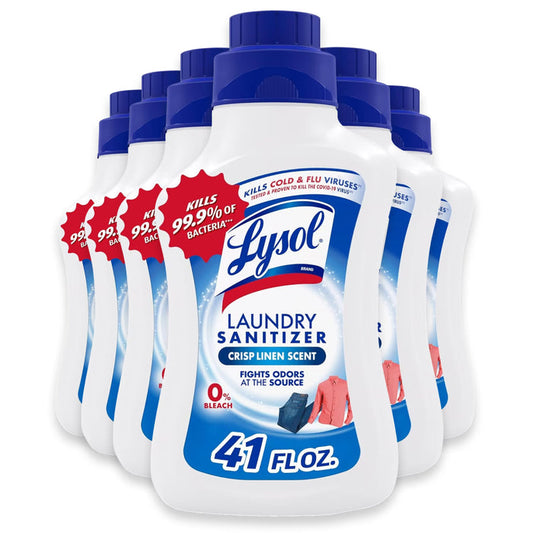 Lysol Laundry Sanitizer Crisp Linen - 41 oz - 6 Pack