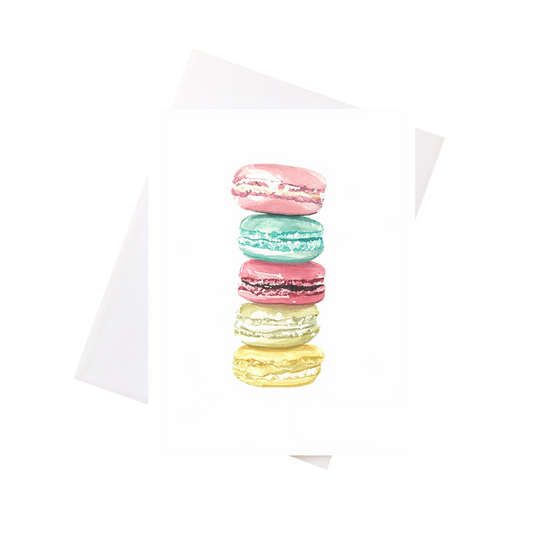 Macarons Greeting Card