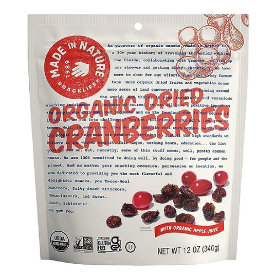 Made in Nature Cranberries Ripe & Ready Supersnacks 142g