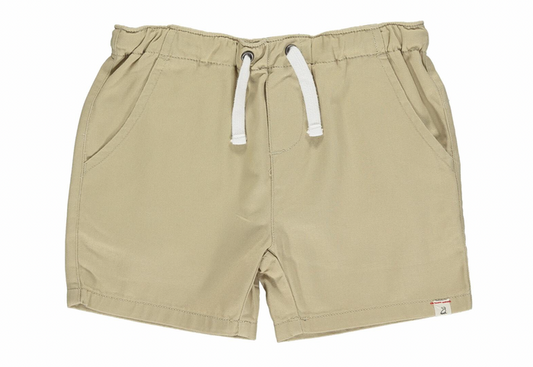 Me & Henry Hugo Twill Shorts in Stone