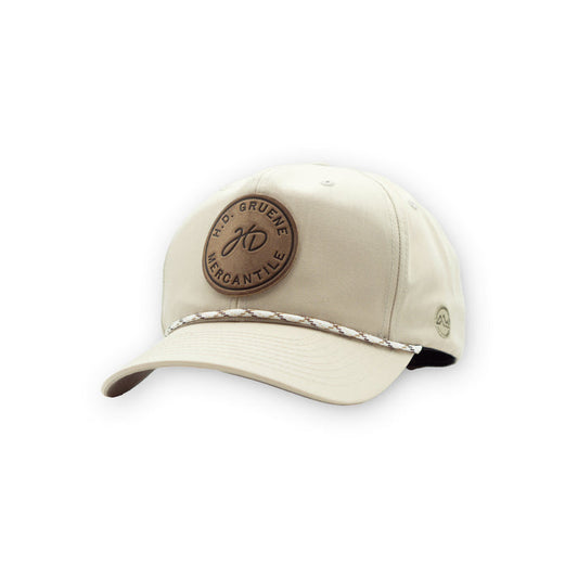Merc Round Leather Patch Rope Cap