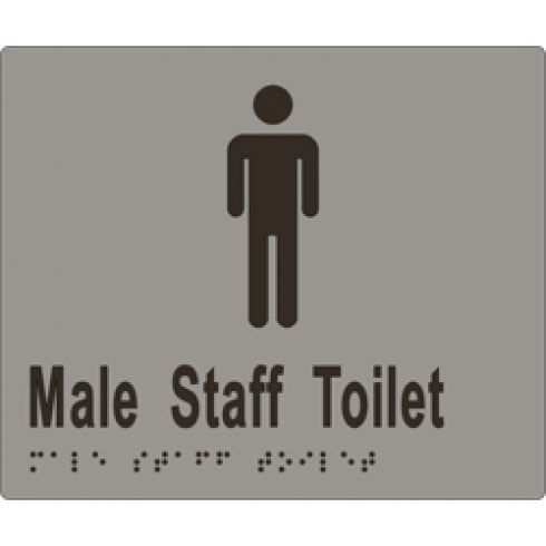 Metlam ML16244 Braille Sign Male Staff Toilet