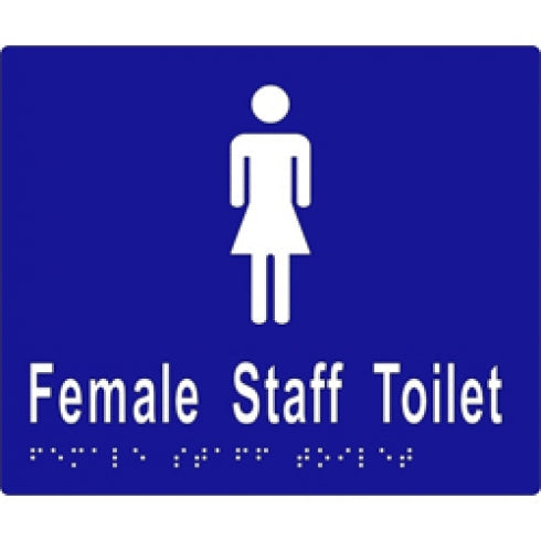 Metlam ML16264 Braille Sign Female Staff Toilet
