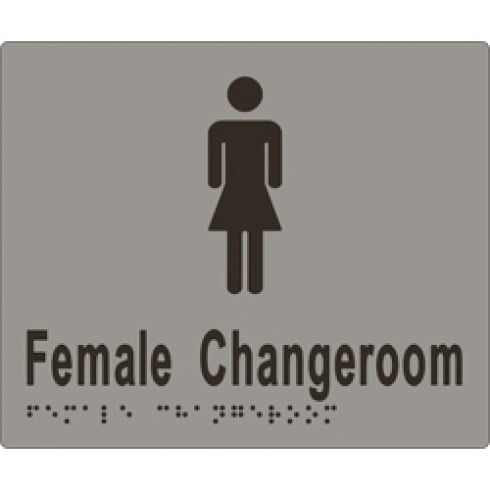 Metlam ML16265 Braille Sign Female Change Room